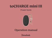 KREAFUNK toCHARGE mini III Handleiding