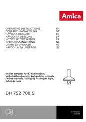 Amica DH 752 700 S Gebruiksaanwijzing