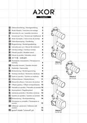 Hansgrohe AXOR Citterio E 36701180 Gebruiksaanwijzing