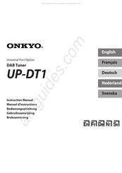 Onkyo UP-DT1 Gebruiksaanwijzing