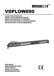 HQ Power VDPLOW890 Gebruikershandleiding