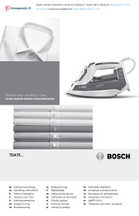 Bosch TDA75 Series Gebruiksaanwijzing