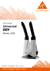 ALPENHEAT Universal DRY AD2 Gebruikershandleiding