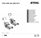 Stihl RME 443 Gebruiksaanwijzing