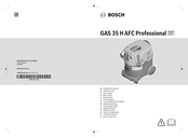 Bosch GAS 35 H AFC Professional Oorspronkelijke Gebruiksaanwijzing