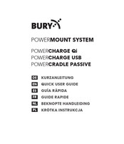 BURY POWERCRADLE PASSIVE Beknopte Handleiding