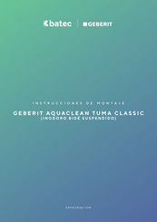 Geberit AQUACLEAN TUMA CLASSIC 146.090 Montage-Instructies