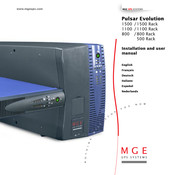 MGE UPS Systems Pulsar Evolution 1500 Handleiding