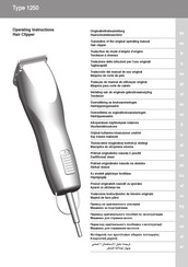 Moser 1250 Vertaling Van De Originele Gebruiksaanwijzing