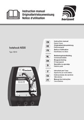 Horizont hotshock N500 Bedieningshandleiding