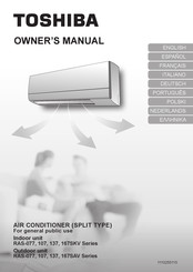 Toshiba RAS-137SKV Series Gebruikershandleiding