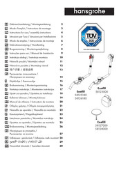 Hansgrohe Exafill 58126180 Gebruiksaanwijzing