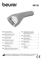 Beurer MP 59 Gebruiksaanwijzing