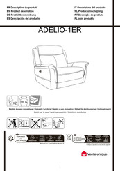 Vente-Unique ADELIO-1ER Handleiding