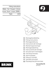 Brink 4418 Montagehandleiding