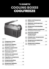 Dometic COOLFREEZE CDF11 Gebruiksaanwijzing