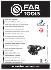 Far Tools REX 80 Vertaling Van De Originele Handleiding