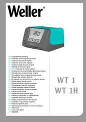 Weller WT 1 Vertaling Van De Oorspronkelijke Gebruiksaanwijzing