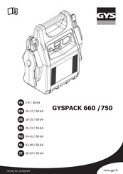 GYS GYSPACK 660 Handleiding