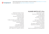 Huawei WATCH GT 2 Pro Beknopte Handleiding