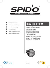 SPIDO Classic CDW-800-STORM Originele Handleiding