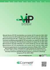 Comelit VIP System KIT 8504 Technische Handleiding