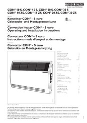 Stiebel Eltron CON 30 S euro Gebruiks- En Montage-Aanwijzing