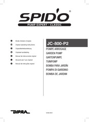 SPIDO Classic JC-800-P2 Originele Handleiding