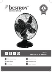 Bestron SUMMER BREEZE DFT25Z Handleiding