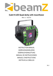 Beamz Cub4 II LED Gebruiksaanwijzing