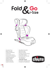 Chicco Fold & Go i-Size Gebruiksaanwijzing