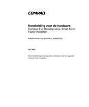 Compaq Evo Desktop Small Form Factor Handleiding