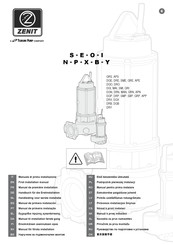 Tsurumi Pump Zenit GRN Handleiding Voor Installateur