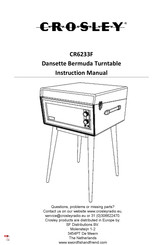 Crosley Dansette Bermuda CR6233F Handleiding