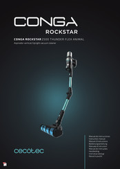 cecotec CONGA ROCKSTAR 2500 THUNDER FLEX ANIMAL Handleiding