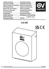 Vortice CA 160 WE Instructieboekje