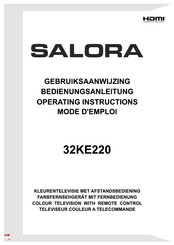 Salora 32KE220 Gebruiksaanwijzing