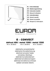 EUROM 36.064.6 Handleiding