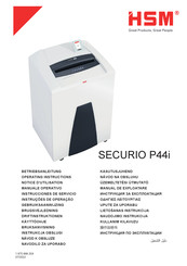 HSM SECURIO P44i Gebruiksaanwijzing