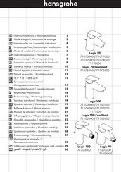 Hansgrohe Logis 70 7107800 Gebruiksaanwijzing