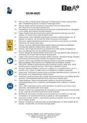 BEA DC/80-802C Handleiding