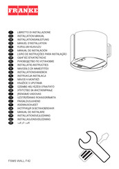 Franke FSMS WALL F42 Installatie-Instructies