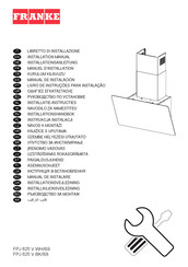 Franke FPJ 625 V BK/SS Installatie-Instructies