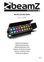 Beamz professional WH192 LED Wall Wash Gebruiksaanwijzing