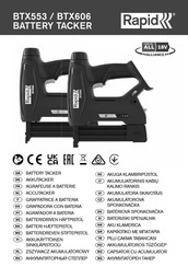 Rapid BTX606 Handleiding