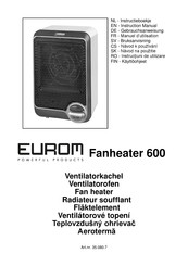 EUROM Fanheater 600 Instructieboekje