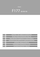 AIRFORCE F177 60 Gebruiksaanwijzing