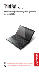 Lenovo ThinkPad X270 Handleiding