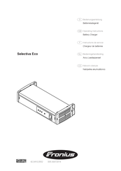 Fronius Selectiva Eco Bedieningshandleiding