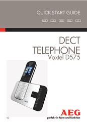 AEG Voxtel D575 Handleiding